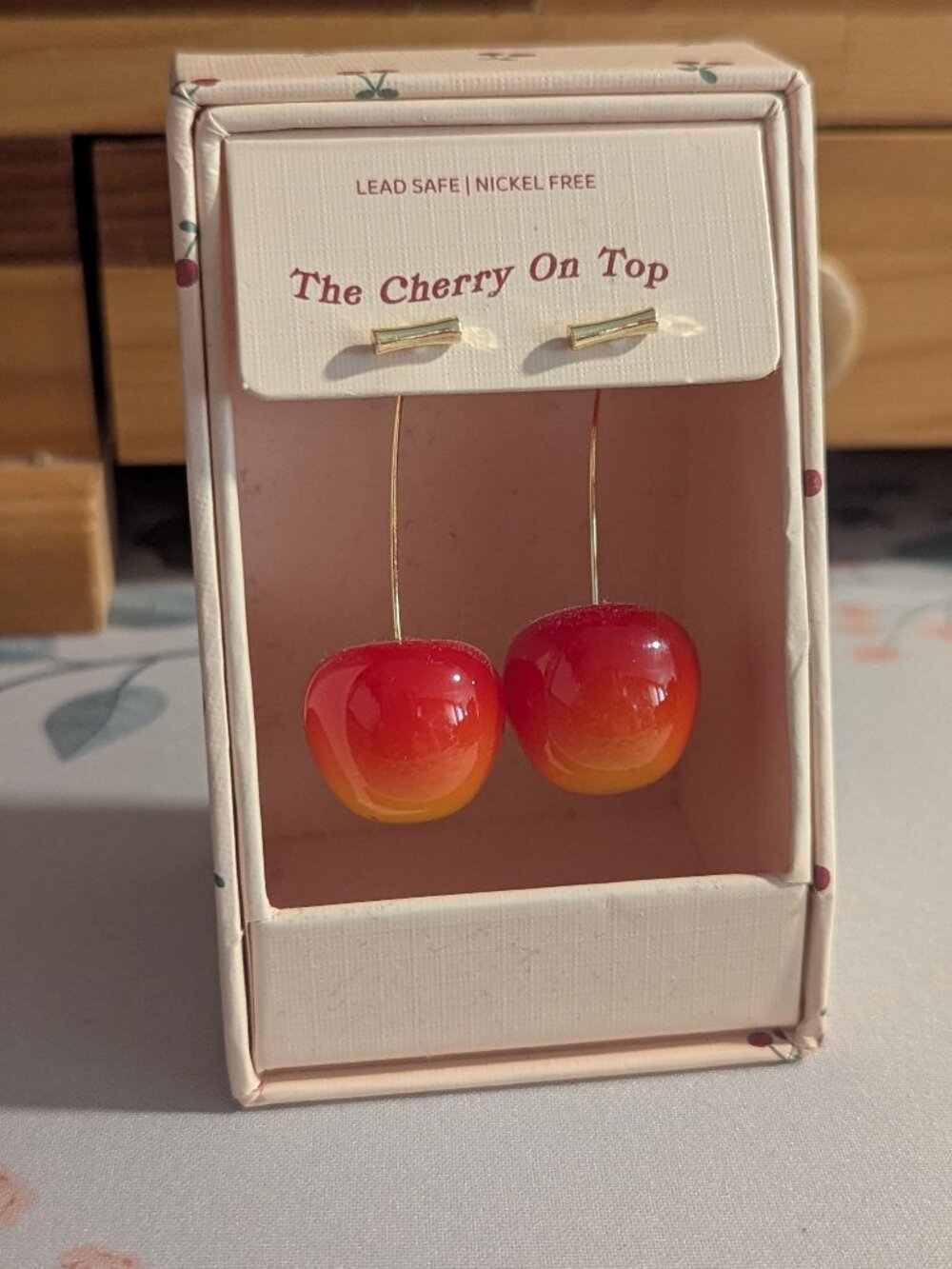 Cherry earrings